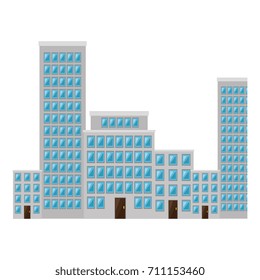 cityscape silhouette isolated icon