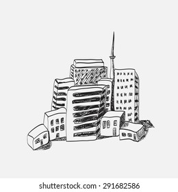 Cityscape sketch