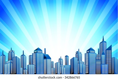 Cityscape skyline