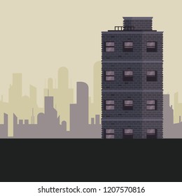 Cityscape skyline scenery