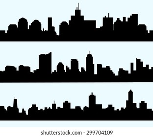 Cityscape Skyline Set