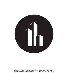 cityscape tower icon vector illustration template design