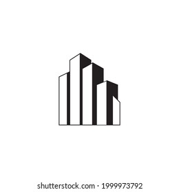 diseño de ilustraciones vectoriales de torre de citipaisaje