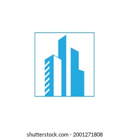 cityscape tower icon vector illustration template design