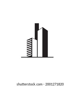 cityscape tower icon vector illustration template design