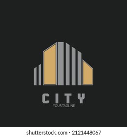 cityscape tower icon vector illustration template design