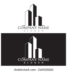 cityscape tower icon vector illustration template design