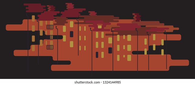 Cityscape - vector illustration