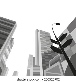 Cityscape, vector illustration