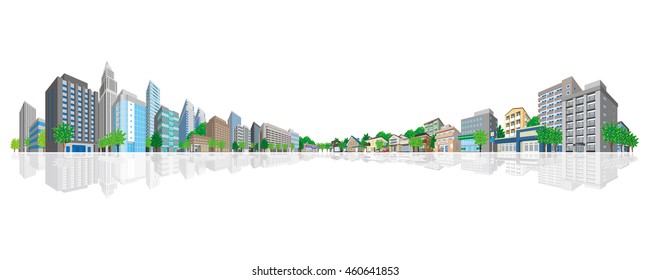 Cityscape Vector Illustration