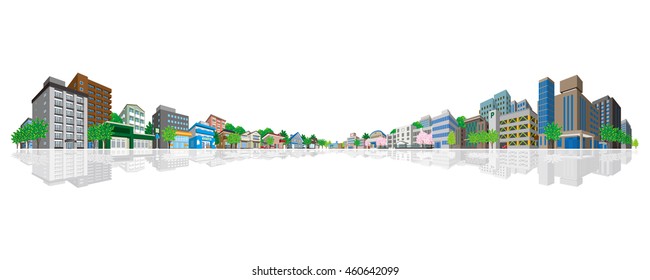 Cityscape Vector Illustration