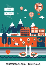 cityscape vector/illustration