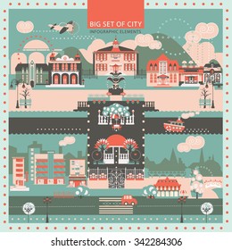 Cityscapes with Architectural and Decorative Elements. 