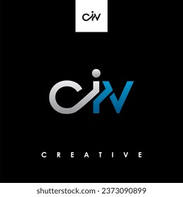 CIV Letter Initial Logo Design Template Vector Illustration