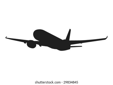 civil airplane taking of