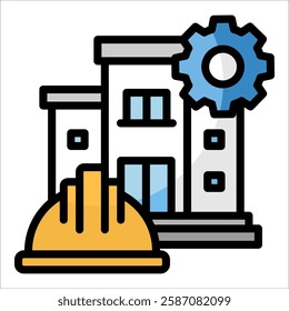 Civil Engineer Icon Element For Design