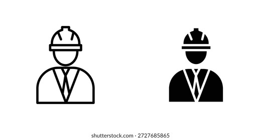 Elemento de Diseño gráfico del logotipo del símbolo del ingeniero civil. EPS10