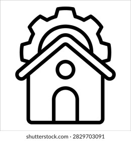 Civil Engineering Icon Element For Design