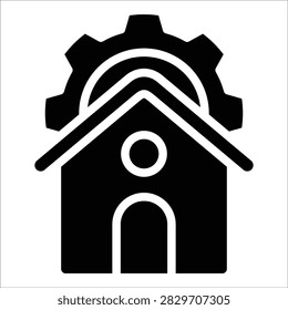 Civil Engineering Icon Element For Design