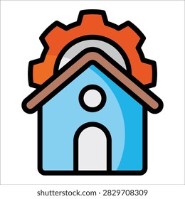 Civil Engineering Icon Element For Design
