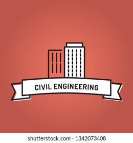 CIVIL ENGINEERING LINE ICON SET