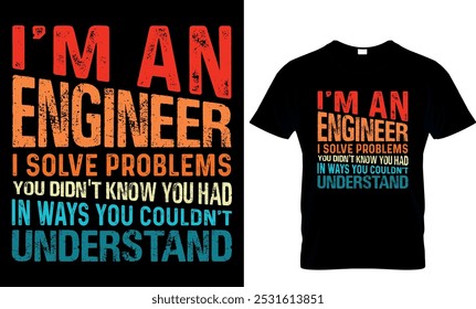 modelo de design de camiseta de engenharia civil 