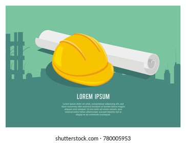 Civil Engineering/architecture Project Simple Illustration