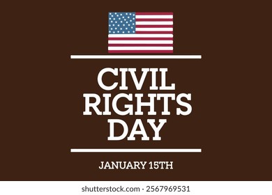 Civil human rights day. vector illustration