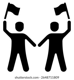 Elemento De Ícone Para Design De Liberdades Civis