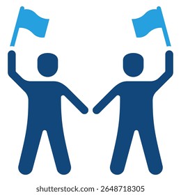 Elemento De Ícone Para Design De Liberdades Civis