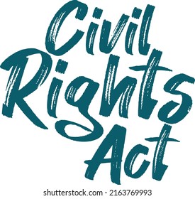 Civil Rights Act Vector Art