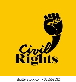 civil rights design, vector illustration eps10 graphic 