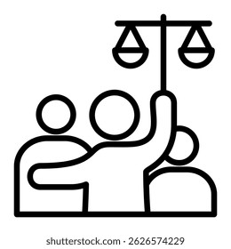 Civil Rights Icon Element For Design