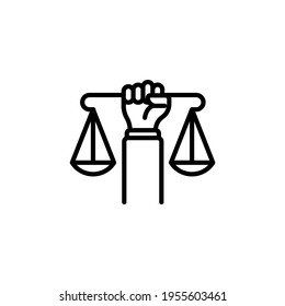 Civil Rights Icon In Vector. Logotype