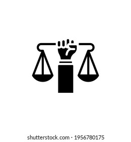 Civil Rights Icon In Vector. Logotype