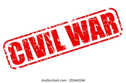 CIVIL WAR red stamp text on white