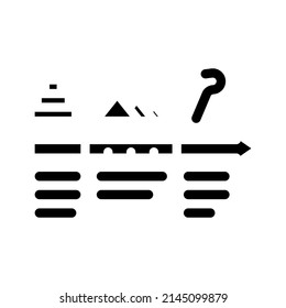 civilization egypt glyph icon vector. civilization egypt sign. isolated contour symbol black illustration