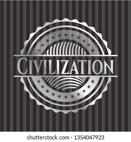 Civilization silvery emblem