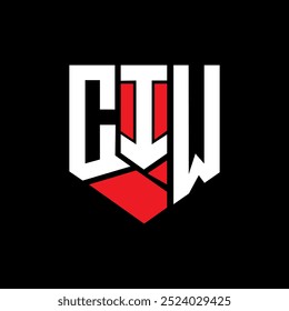 CIW letter logo abstract design. CIW unique design. CIW.
