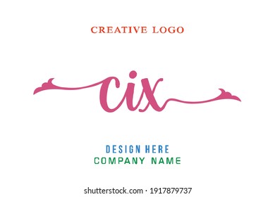 El logotipo de la inscripción CIX es sencillo, fácil de entender y autoritario