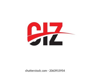 CIZ Letter Initial Logo Design Vector Illustration