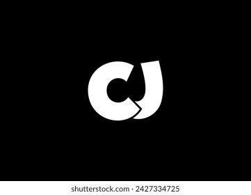 CJ  initial logo design and letter logo