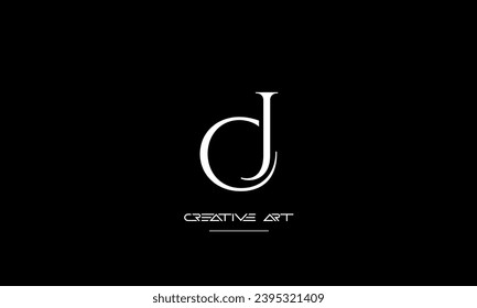 CJ, JC, C, J abstract letters logo monogram
