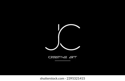 CJ, JC, C, J abstract letters logo monogram