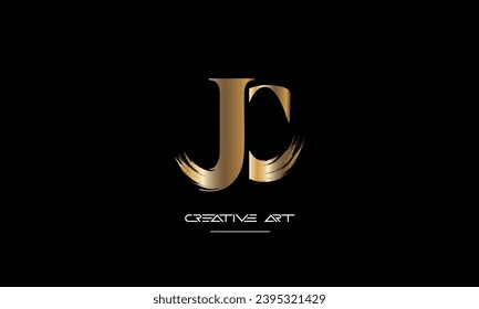 CJ, JC, C, J abstract letters logo monogram