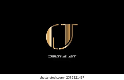 CJ, JC, C, J abstract letters logo monogram