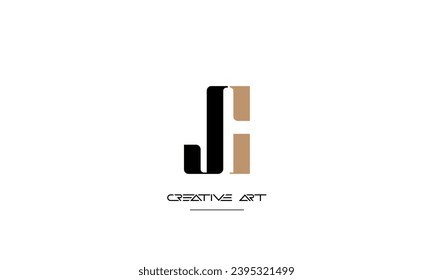 CJ, JC, C, J letras abstractas monograma logotipo