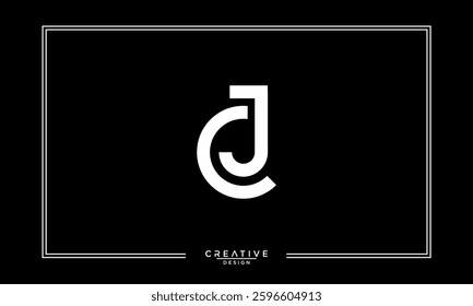 CJ, JC,C , J, Abstract Letters Logo Monogram