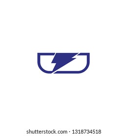 cj logo with flash icon