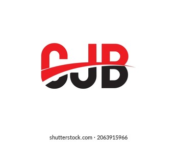 CJB Letter Initial Logo Design Vector Illustration